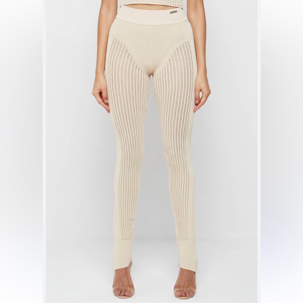 Manière’ de voir knitted contour leggings